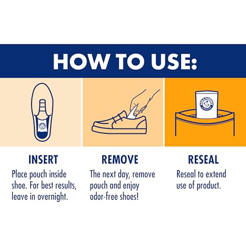 In Shoe Odor Control Pouches