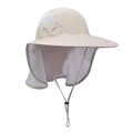 Unisex Outdoor Activities UV Protecting Sun Hats with Neck Flap Khaki (One Size / Khaki)