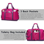 Duffel with Utility Pouch (Purple)