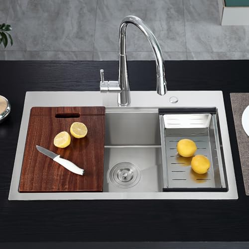 28 x 20 Inch Kitchen Sink (L 28"×W 20"×H 9")
