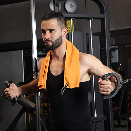 Microfiber Towel Quick Dry Camping & Travel & Gym Towel. Compact (Orange / 72.00" x 40.00")