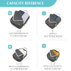 Compression Packing Cubes (4-Deep Gray / 4 Set)
