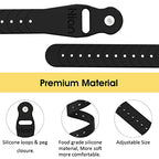 Motion Sickness Bracelets Wristband Sea Sickness for Adult Kids & Pregnant Women (C-02-black)