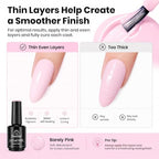Beetles Pink Gel Polish (B - Creme Pink | Barely Pink)