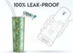 30 oz Insulated Travel Coffee Mug (Emerald Bloom / 30 Ounces)