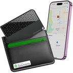 Ultra Thin Wallet Tracker Card [Apple MFi Certified] Air Tag Card (1-Pack / Dark Blue)