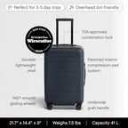 The Carry On Luggage (Navy Blue)
