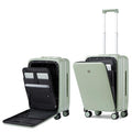 Grace Hard Shell Suitcases with Wheels (20 Inch-1 / Bamboo Green)