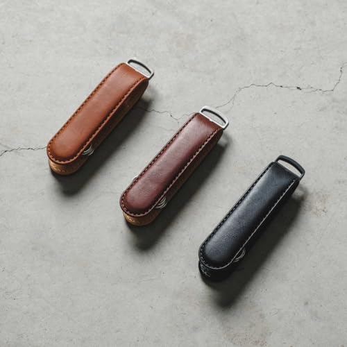 Italian Premium Leather Key Organizer (Black)