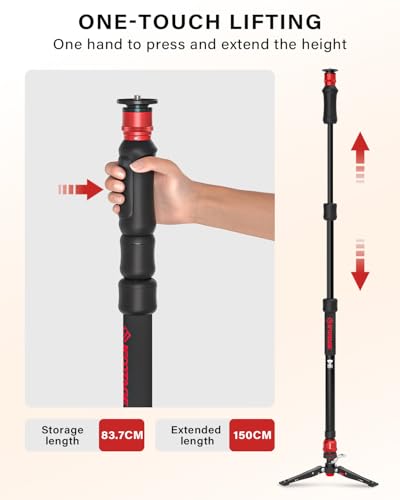 59”Monopod with Feet