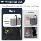 Moving Bags Heavy Duty Extra Large (Black / 8 Pack)