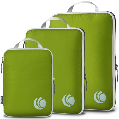 Compression Packing Cubes (Green / 3PCS)