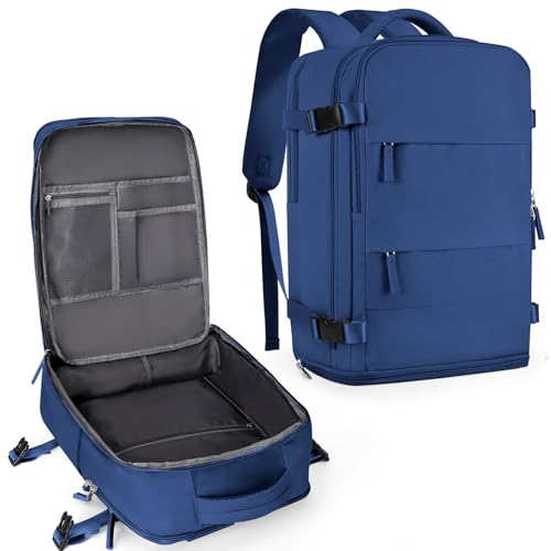 Travel Backpack for Women Men (25l / Royal Blue)