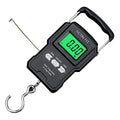 Luggage Scale Fish Weighing Digital Handheld Suitcase Weigher (Black with Tape)