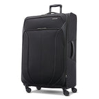 4 KIX 2.0 Expandable Softside Luggage with Spinner Wheels (28 SPINNER / Black)