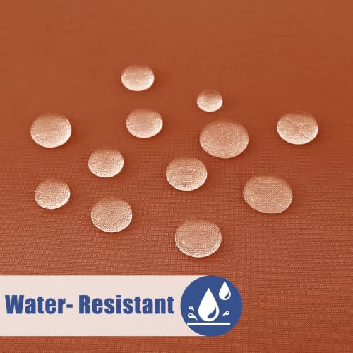 2 Pack Rectangle Spandex Fitted Table Cloth (Terracotta / 96" x 30" (Rectangular))