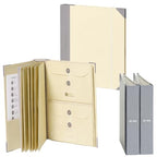 The Folio® Important Document Organizer by Savor (Slate+slate / 2 Pack Document Organizer (English Version))