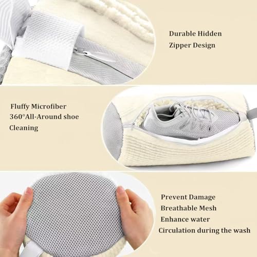 Laundry Shoe Bags for Washing Machine (Begie-2Pcs)