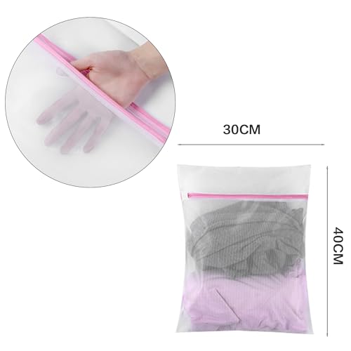 Garment Bags Clothes Storage Bag (24'' x 54''/12 Pack+Gifts / White-Translucent)