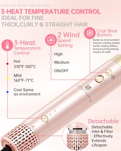 Hair Dryer Brush 8 (Pink)