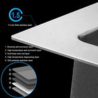 33 Inch Farmhouse Sink Double Bowl 60 (Stainless Steel / 33''x21''-60/40)