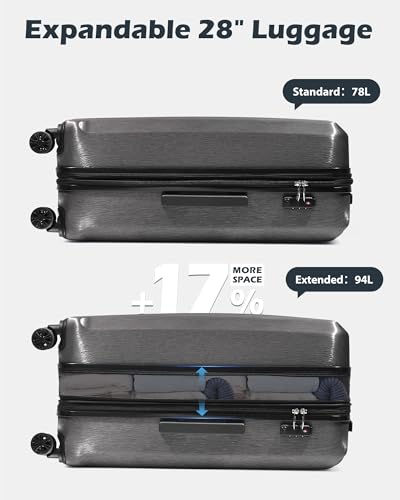 PC+ABS Hardshell Luggage (white / 28 inch)