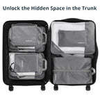 Compression Packing Cubes 10 Set (Grey / 10 pcs)
