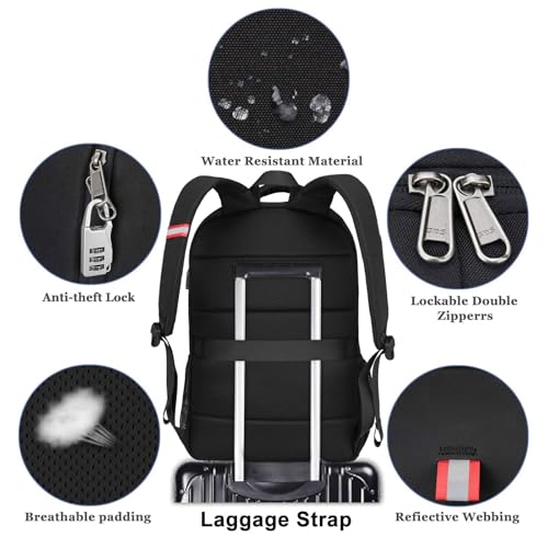 Laptop Backpack for Men (Large / Black)