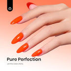 Beetles Neon Orange Gel Polish (M - Creme Orange | Bright Orange)