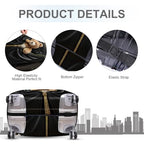 Teddy Bear Luggage Cover (#140 / M(fits 24-26Inch suitcase))
