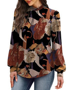 Fall Outfits for Women 2026 Long Sleeve Shirts Blouses Work Business Casual Tops for Teachers Outfits Early Fall Clothes Fashion Clothing Trendy Ladies Tunic Boho Tops Floral Print S (01 - Floral Printb / Small)