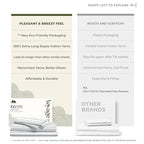 100% Egyptian Cotton King Size Sheets Set (King / 17 - Doted Stripe)