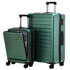 2pcs 20 28" Luggage Set (Dark Green / 2 Piece (20/28))
