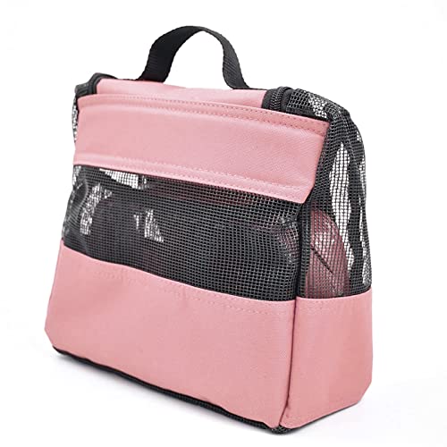 The Fine Living Co. Portable Shower Caddy Hanging Mesh Shower Caddy (Pink)