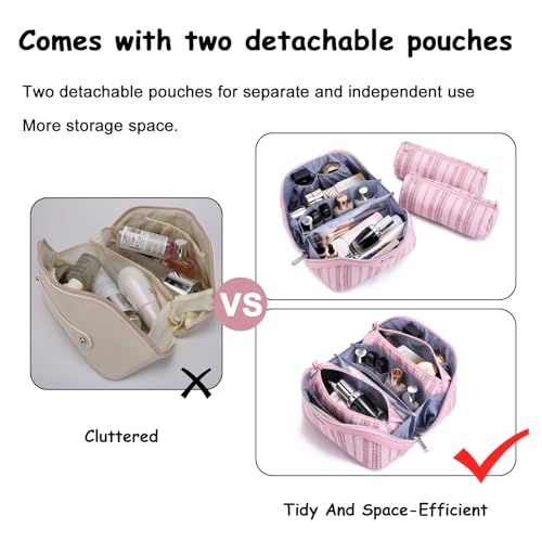 Travel Makeup Bag Cosmetic Bags for Women