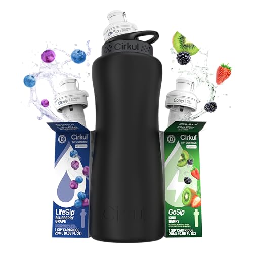 32oz Black Metal Bottle with Two No Sugar (Matte Black / 32 Ounce)