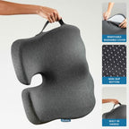 Driver Seat Cushion for Car (Gray)
