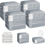 Comforter Storage Bag (Slate / 110L x 4 Pack)