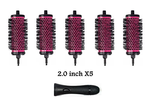 Blowout Brush Set with 2.0’’ Detachable Barrels Round Brushes Hair Styling Tool (Medium：2.0 Inch)