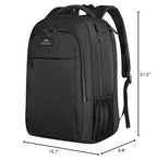 18 Inch Laptop Backpack (18 Inch / Deep Black)