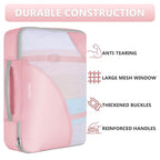 8 Set Packing Cubes for Travel (05 Pink)