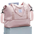 Travel Tote Bags For Women (A113-Pink-Expandable / X-large)