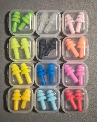 10 Pairs Noise Cancelling Ear Plugs (10 Pairs - Green)