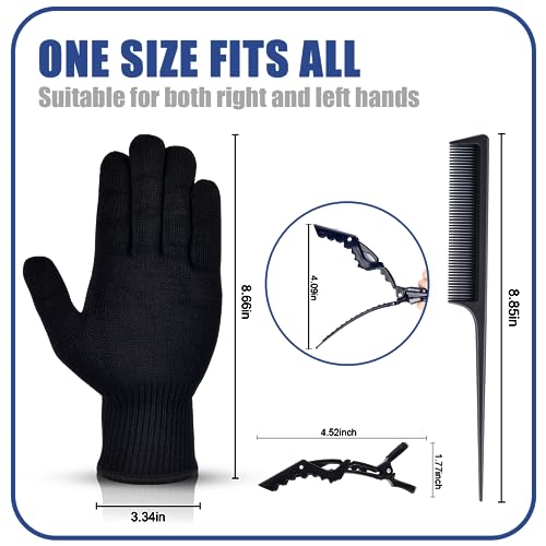 Heat Proof Medium Glove Mitts for Hair Styling