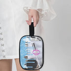 Custom Makeup Toiletry Bag (Sky Blue)