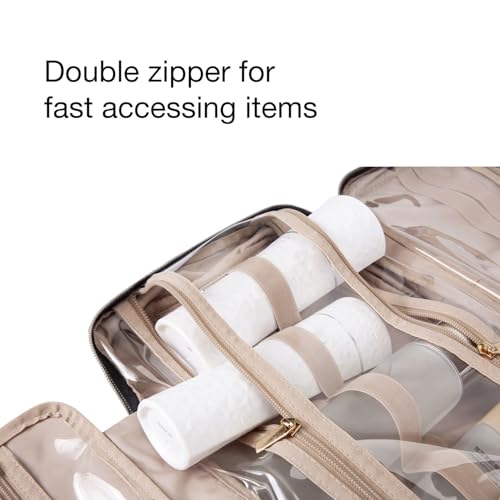 Toiletry Bag Travel Bag with Hanging Hook (Large / Teal)