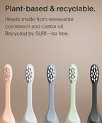 Recyclable Electric Toothbrush Heads (Midnight Black)