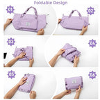 Large Capacity Foldable Travel Bag (Pink)