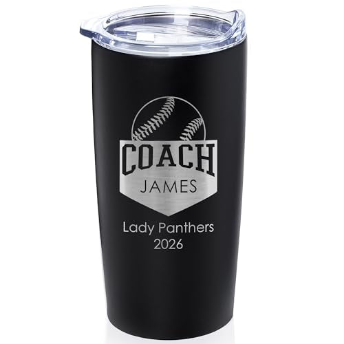 Softball Coach Gifts (Softball / Black)