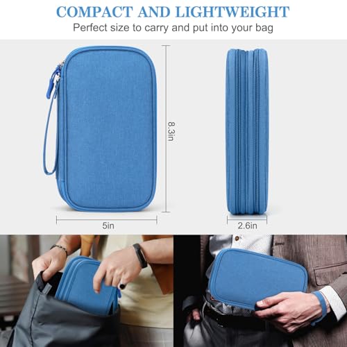 Electronic Organizer (8.3 x 5 x 2.6 inches / Cyan)